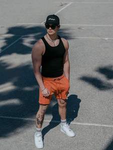 Short de basket-ball avec logo personnalisé pour hommes Nouveau design Vêtements de sport imprimés Vente en gros Short de basket-ball avec cordon de serrage sur mesure Natation décontractée imprimée - Product Image 5