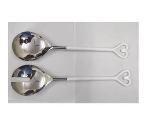 Ensemble de serveur de salade en marteau en acier inoxydable à la mode pour la maison hôtel Restaurant utiliser ustensiles de cuisine fourchette à salade cuillère outil de service ustensiles - Product Image 4