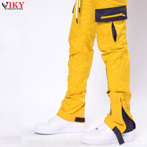 Pantalons empilés pour hommes avec poche latérale, confortables, respirants, grandes tailles, impression de logo personnalisée en gros pour pantalons empilés pour hommes - Product Image 6