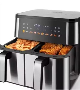NUEVA Freidora de Aire Doble de 4.1-5L con Pantalla Táctil y Función Smart Sync, Soporte en Francés, para el Hogar y el Garaje - Product Image 3