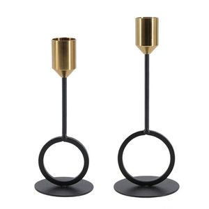 Portavelas de Metal para Decoración de Bodas y Hogar, Acabado en Níquel, Soporte para Velas Grabado a Mano - Product Image 3