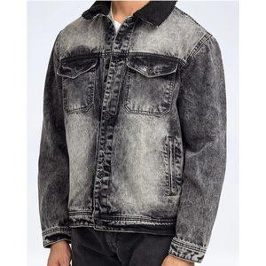 Chaqueta Vaquera de Invierno para Hombre, Diseño Moderno, Alta Calidad, Ecológica, Personalizada con Logotipo Frontal, Poliéster y Algodón - Product Image 5