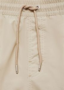 Short de bain d'été à logo personnalisé, vêtements de plage de couleur unie, mode vente en gros 100% polyester, short de bain pour hommes à séchage rapide - Product Image 2