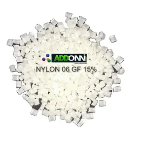 Gránulos duraderos y resistentes a impactos de poliamida PA6 15% GF Pellet de plástico de nailon natural opaco 6 para aplicaciones de ingeniería de fibra