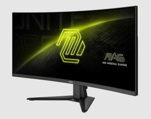 CN Original MSI MAG 346CQ Black Blade 34" 21:9 Ultrawide Curved Monitor 3440×1440 180Hz 1ms HDMI2.0 DP1.4 VESA Mount. จอภาพโค้งขนาด 34 นิ้ว อัตราส่วนภาพ 21:9 ความละเอียด 3440×1440 180Hz 1ms HDMI2.0 DP1.4 รองรับ VESA Mount - Product Image 3