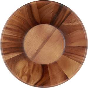 Tazón de Madera Rústico, Tazón de Madera con Curvas Orgánicas, Decoración Natural para Mesa, Vajilla Ecológica, Tazón de Madera Artístico - Product Image 4