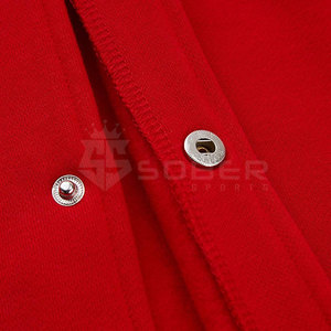 Letterman-Veste coupe-vent d'hiver à capuche pour homme en coton/laine respirante et à séchage rapide-Design élégant à col montant - Product Image 6