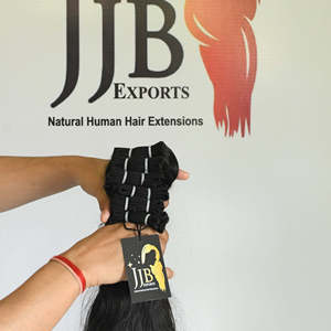 ผมคนจากกัมพูชามัดผมมนุษย์ผมตรงแนวหนังกำพร้ามัดผมถักจากอินเดีย - Product Image 6