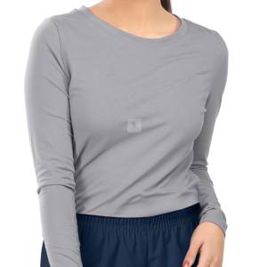 T-shirt à manches longues personnalisable Underscrubs médicaux confortables en Spandex pour l'hôpital - Product Image 4