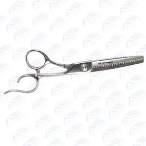 Tijeras de Entresacar Profesionales al por Mayor, Ecológicas, de Acero Inoxidable de Alta Calidad, Modelo Manual AE-6813, Lavables y Reutilizables - Product Image 2