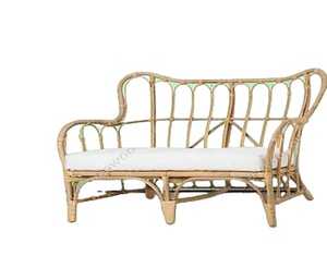 Meubles de canne fabriqués à la main léger Portable confort chaise Patio salon extérieur pelouse cour Cottage salon canapé ensemble - Product Image 4