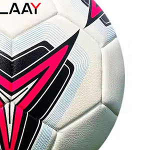 Balón de fútbol de PVC/PU Alaay, Balón de entrenamiento deportivo de estilo personalizado de fútbol de alta calidad, 5 bolas, tamaño de puntada 5/4/3/2 - Product Image 3