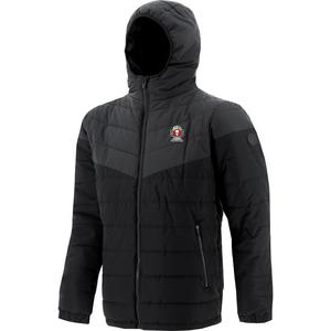 Veste à capuche rembourrée style High Street pour hommes, hiver et automne, avec logo sur le devant, fermeture à glissière en toile unie, finition OEM accélérée - Product Image 1