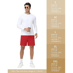 Pantalones Cortos Deportivos Casuales para Hombre, Cintura Elástica Media, Felpa, 100% Algodón, Tela Suave, Ajuste Relajado, Duraderos - Product Image 5