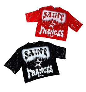 Camiseta Personalizada de Alta Calidad 100% Algodón Estampada Estilo Urbano Corta Holgada Estilo Urbano de Gran Tamaño 180g Ecológica para Hombre - Product Image 5