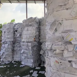 Bestelle hochwertige Übergebrauchte Zeitungsrestteile Kraftpapier-Rückschrott Restpapier Karton Gewebe-Rückschrott