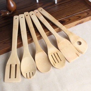 Ustensiles de cuisine spatules en bambou pour la cuisson des repas spatules à frire naturelles à bas prix ustensiles de cuisine essentiels - Product Image 4