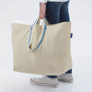 Sacs pliables faits par polyester imperméable léger portatif d'hommes pour faire du shopping sacs à provisions confortables de quantité minimale de commande bas - Product Image 4