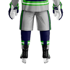 ชุดยูนิฟอร์มฮอกกี้น้ำแข็งสั่งทำคุณภาพสูงแบบใหม่ ดีไซน์แฟชั่นล่าสุด สวมใส่ง่าย ปรับแต่งได้เต็มที่ ผลิตจากโพลีเอสเตอร์ 100% ประเทศปากีสถาน - Product Image 6