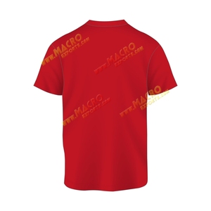 เสื้อยืดแขนสั้นพิมพ์ลายกราฟิกกระดูกครึ่งตัวกับตุ๊กตาหมีสีแดง 100% ผ้าฝ้าย ทรงเข้ารูป แฟชั่น OEM - Product Image 3