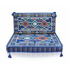 Sièges de sol arabes Canapé de sol arabe Sol de siège arabe | 90x70x10cm 3 pièces 1 Set - Product Image 2