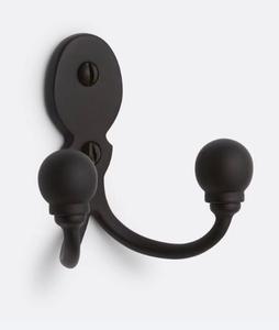 Crochets doubles à vente chaude, en aluminium moulé, pour crochets de manteau, montage mural, alliage d'aluminium, chambre à coucher, magasins - Product Image 3