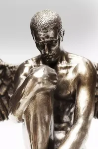 Chất lượng tốt nhất bạc-mạ kim loại thiên thần figurine cho tinh thần trang trí nội thất và quà tặng kỳ nghỉ cho giá xuất khẩu - Product Image 5