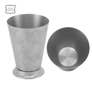อุปกรณ์บาร์ถ้วยมิ้นท์ Julep ชุบเงินถ้วยมิ้นท์ Julep สำหรับบาร์ - Product Image 2