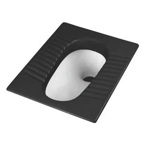 ห้องน้ำแบบนั่งยองเซรามิกสีดำเกรดอินเดียสองสีทันสมัยสุขภัณฑ์ราคาไม่แพง - Product Image 1