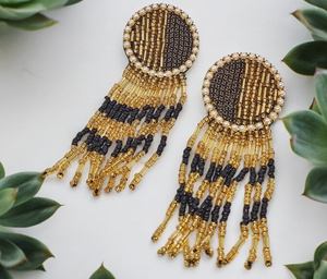 Boucles d'oreilles multi-perles faites à la main, bijoux de fête pour femmes, au meilleur prix, boucles d'oreilles à perles - Product Image 6