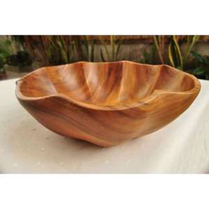 Tazón de Servir Vintage de Madera de Acacia para Restaurante, Hotel, Fiestas - Vajilla Ecológica - Product Image 3