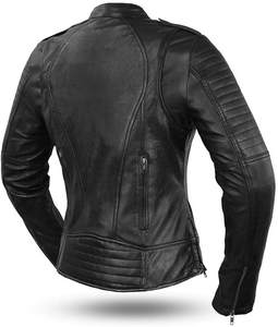 Chaqueta de Motociclista Unisex Estilo Café Racer, de Cuero, Lujosa, Exótica, Impermeable, Modelo IRSA SPORTS IRSA-05-0621 OEM/ODM - Product Image 2