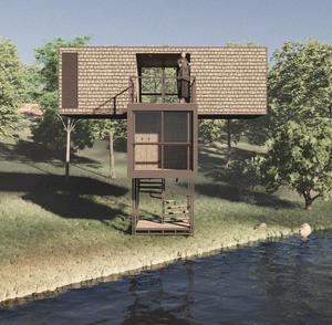 Invernaderos Prefabricados de Bambú Industriales Modernos de Alta Calidad LCB02, Ecológicos, de 28 m², Nuevos, Tipo Bungalow de 40HC, Vietnam, 5 Años de Garantía - Product Image 2