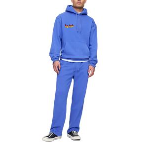 Ropa de calle de algodón 100% para hombre, logotipo serigrafiado personalizado, transpirable, de peso pesado, 500GSM, Sudadera con capucha, conjunto de pantalones, patrón sólido - Product Image 1