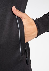 เสื้อฮู้ดสะท้อนแสงทรงสลิมฟิตสำหรับผู้หญิงเสื้อแจ็กเก็ตมีซิปมีกระเป๋ามีเชือกรูดสำหรับกีฬากลางแจ้ง - Product Image 4