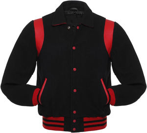 Veste varsity pour homme grande taille, nouveau style, 100% laine, toile d'hiver avec bandes en cuir de vache sur les épaules, coupe-vent, haute qualité - Product Image 5