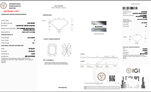 เพชรโตในห้องทดลองขนาด2.07กะรัตได้รับการรับรองว่าอีจีไอ VS1ความชัดเจนหินห้องแล็บ - Product Image 5