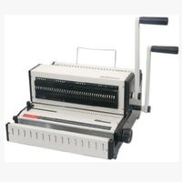 Perforatrice professionnelle WW2018 pour reliure à spirale carrée, machine à perforer pour fournitures de bureau, combo