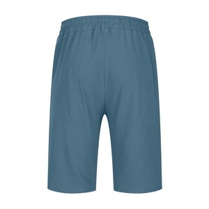 Logo personnalisé OEM 100% Lilen Short de surf avec cordon de serrage pour homme de couleur turquoise unie coupe normale pour l'entraînement de BD - Product Image 2