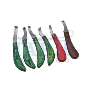 Couteau à sabot de cheval professionnel maréchal-ferrant en acier inoxydable outil à lame incurvée par TARIQ MFG CO CE ISO - Product Image 3