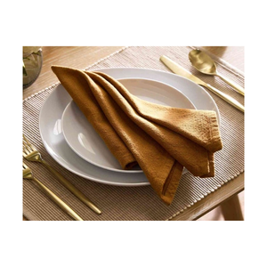 GOTS-Certified 100% Cotton <b>Pink</b> Dinner Napkins Soft Absorbency Elegant <b>Stitching</b> Designed For Eco Retail Brands & Export Buyers - Product Image 6