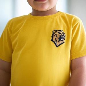 Camiseta Polo de Manga Corta con Cuello Redondo para Niño, Informal, de Algodón Peinado Premium 100%, Tejido Grueso, Bordado Personalizado, Varias Tallas - Product Image 6