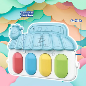 Tappetino Musicale Rosa per Pianoforte, Spessore 2 cm, in EVA Morbido, Giocattolo Educativo per Neonati, Stile Sportivo - Product Image 4