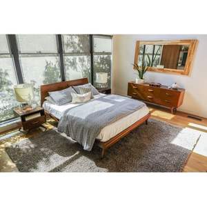 Minimalist Teak <b>Platform</b> <b>Bed</b> - Indonesian Craftsmanship - Product Image 3