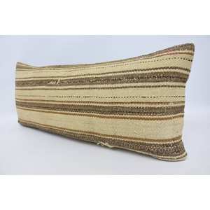 Style marocain 16x36 oreiller en laine beige luxe moelleux Vintage tissé Design antidérapant écologique amovible lavable Portable pour - Product Image 4