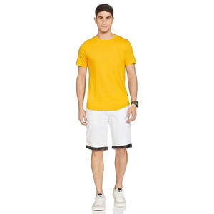 Pantalones Cortos Deportivos para Hombre al por Mayor, de Alta Calidad, Poliéster Ecológico, Servicio OEM, Logotipo Personalizado, Negros, Casuales, Sólidos, Impermeables y Transpirables - Product Image 2