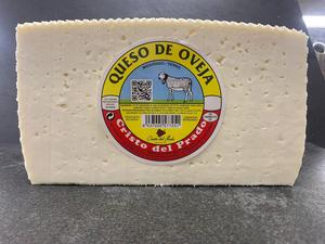 Cristo Del Prado Quesos, Mitades de Queso de Oveja Blando, Queso Duro Pasteurizado Perfecto, Empaque a Granel con Precio, 1.7 kg - Product Image 1