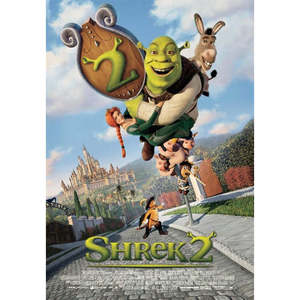 Póster colgante de Shrek 2, gráficos de plástico impresos digitalmente - Product Image 1