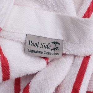 Toalla de piscina de rayas horizontales súper absorbente de lujo Toalla de cabeza tejida de secado rápido Red-Venta al por mayor para hombres Mujeres Refrigeración - Product Image 2