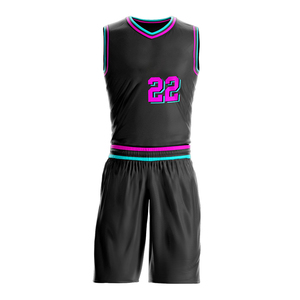 Vente en gros d'uniforme de basket-ball imprimé sur mesure Vêtements de sport respirants à séchage rapide de haute qualité sans manches de grande taille - Product Image 2